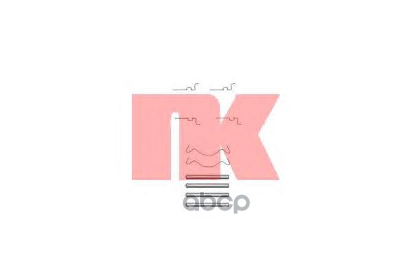 

Пружины прижимные дисковых колодок к-т зад.