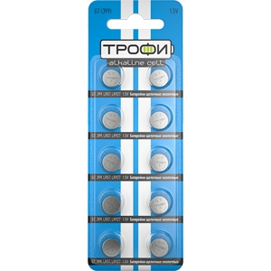 

Набор из 10 шт, Трофи G7 (399) LR927, LR57 (200/1600/96000)