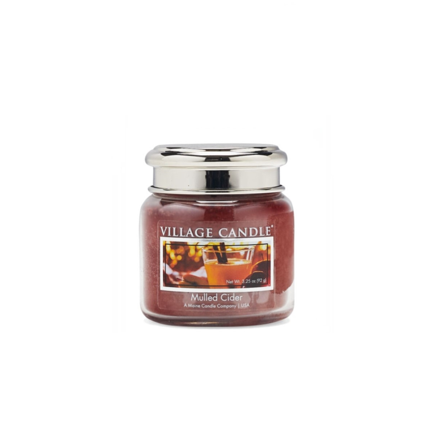 

Ароматическая свеча Village Candle Глинтвейн, маленькая, Красный