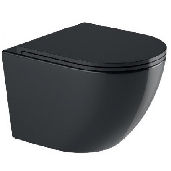 

Унитаз подвесной WeltWasser WW Merzbach 043 GL-BL, Черный, W Merzbach