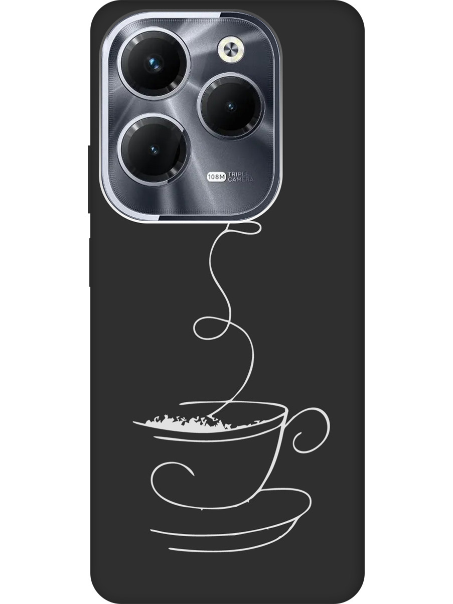 

Чехол на Infinix Hot 40 / Hot 40 Pro "Coffee Love W" Soft Touch черный, Черный;белый, 20011886