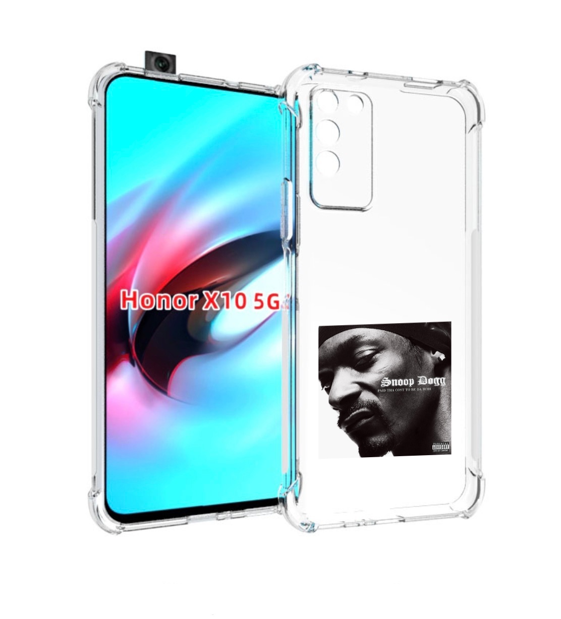 

Чехол MyPads PAID THA COST TO BE DA BOSS для Honor X10, Прозрачный, Tocco