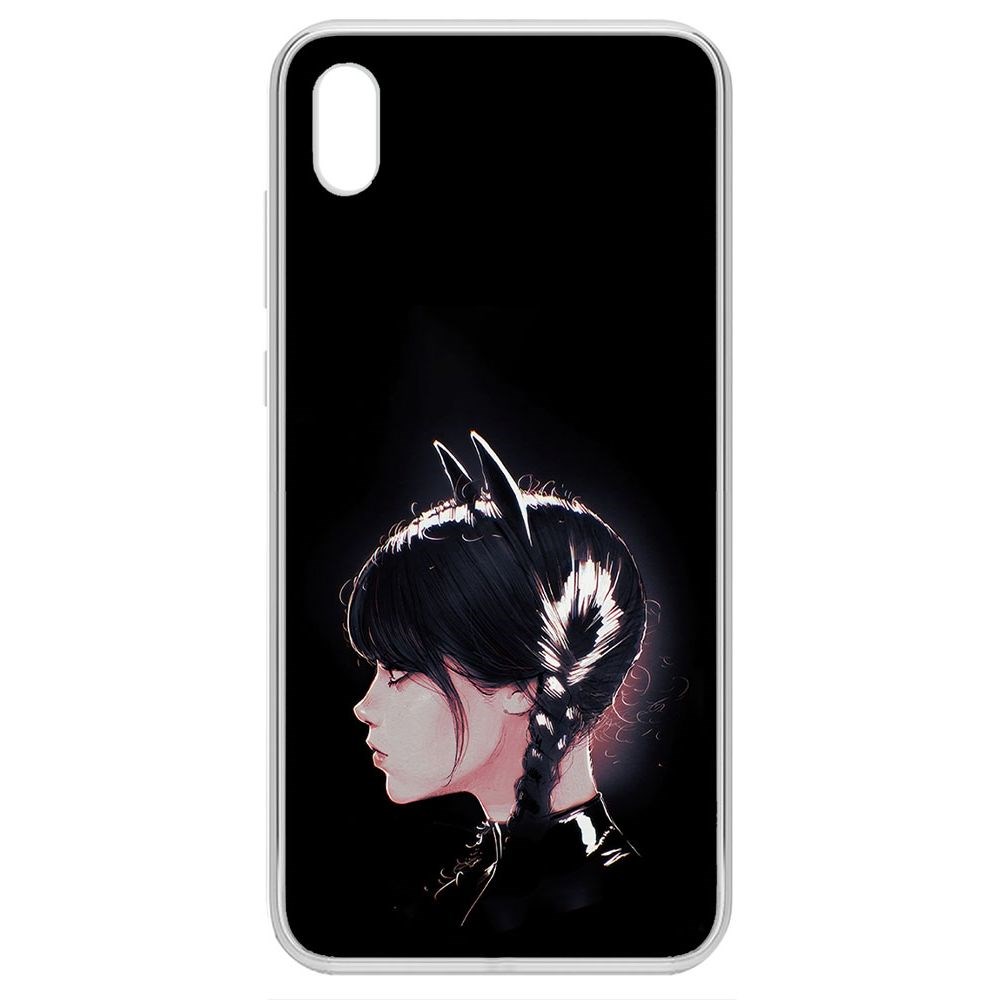 

Чехол-накладка Krutoff Clear Case Уэнсдей Аддамс - Кошка Уэнсдей для Huawei Y5 (2019), Прозрачный
