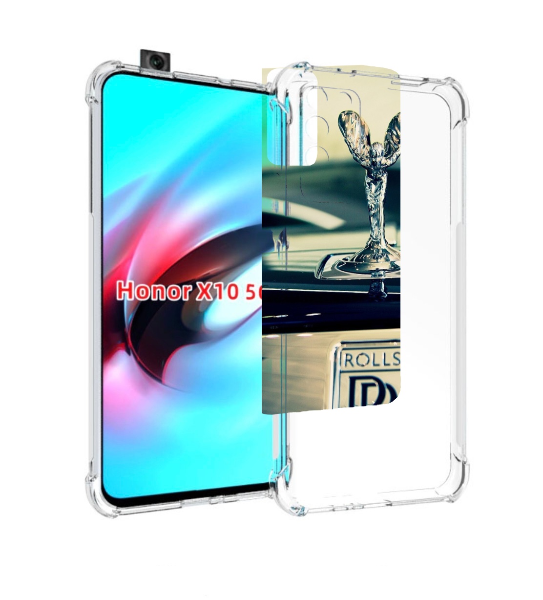 

Чехол MyPads Rolls Royce ролс роис 1 для Honor X10, Прозрачный, Tocco