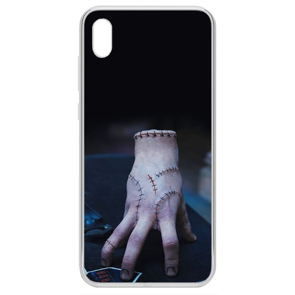 

Чехол-накладка Krutoff Clear Case Уэнсдей Аддамс - Вещь для Honor 8S, Прозрачный
