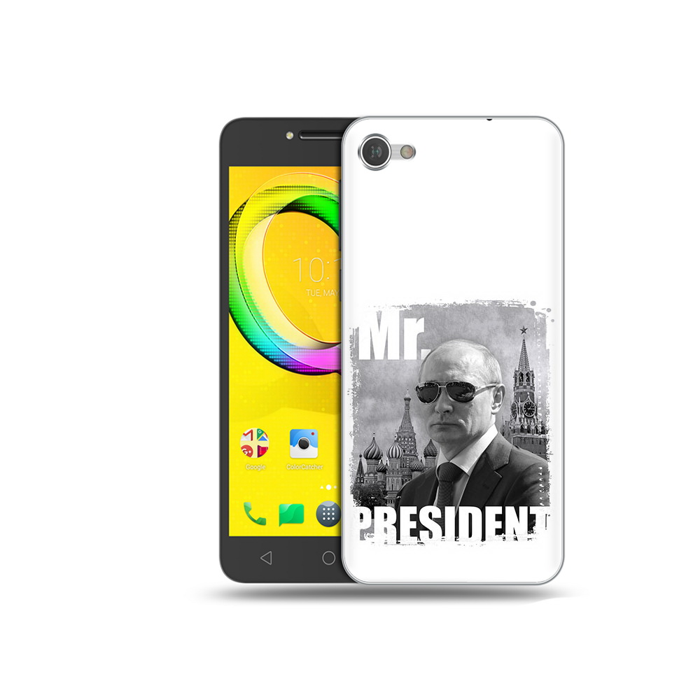

Чехол MyPads Tocco для Alcatel A5 Путин (PT67387.664.141), Прозрачный, Tocco