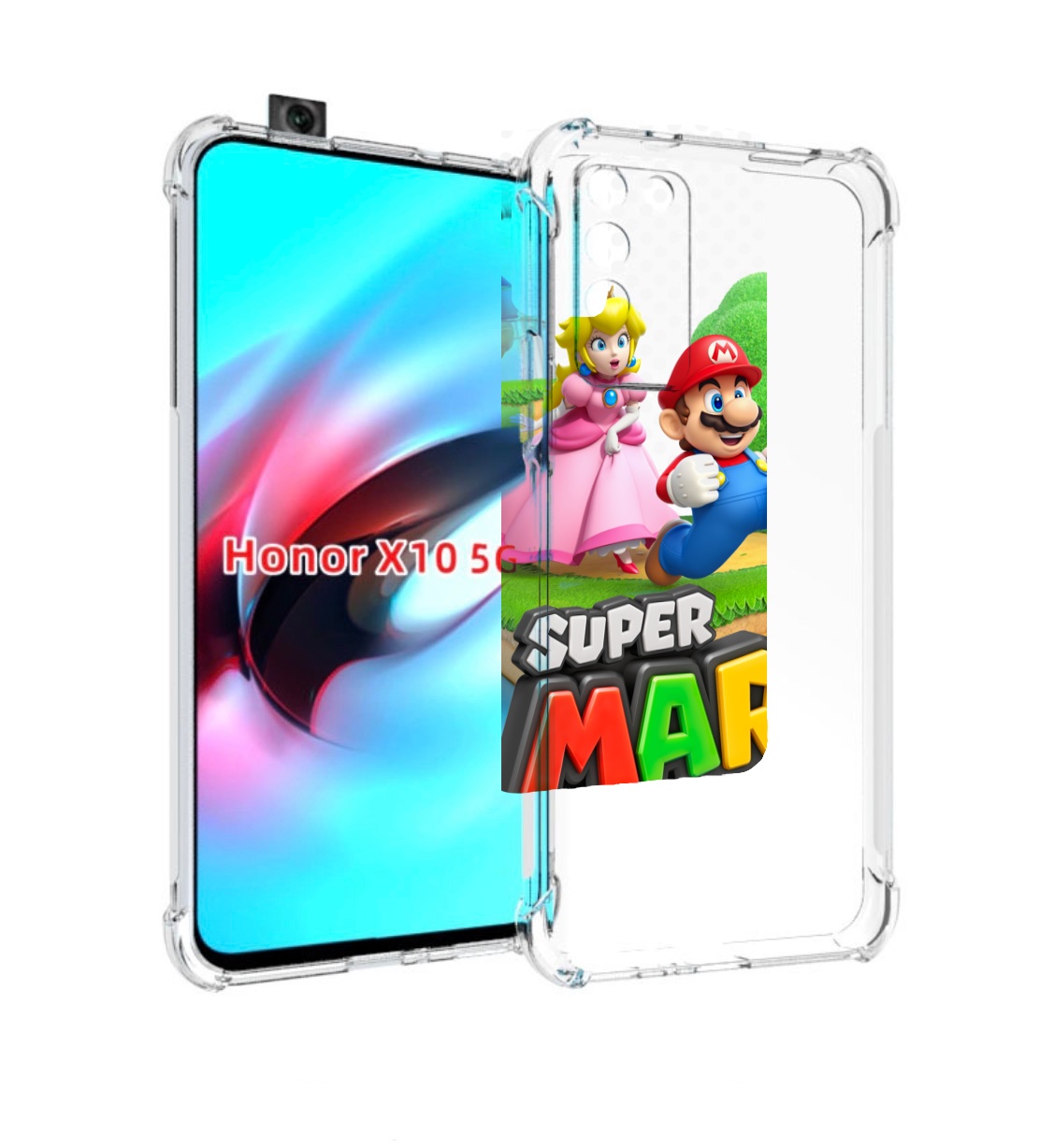 

Чехол MyPads Super Mario 3D World для Honor X10, Прозрачный, Tocco