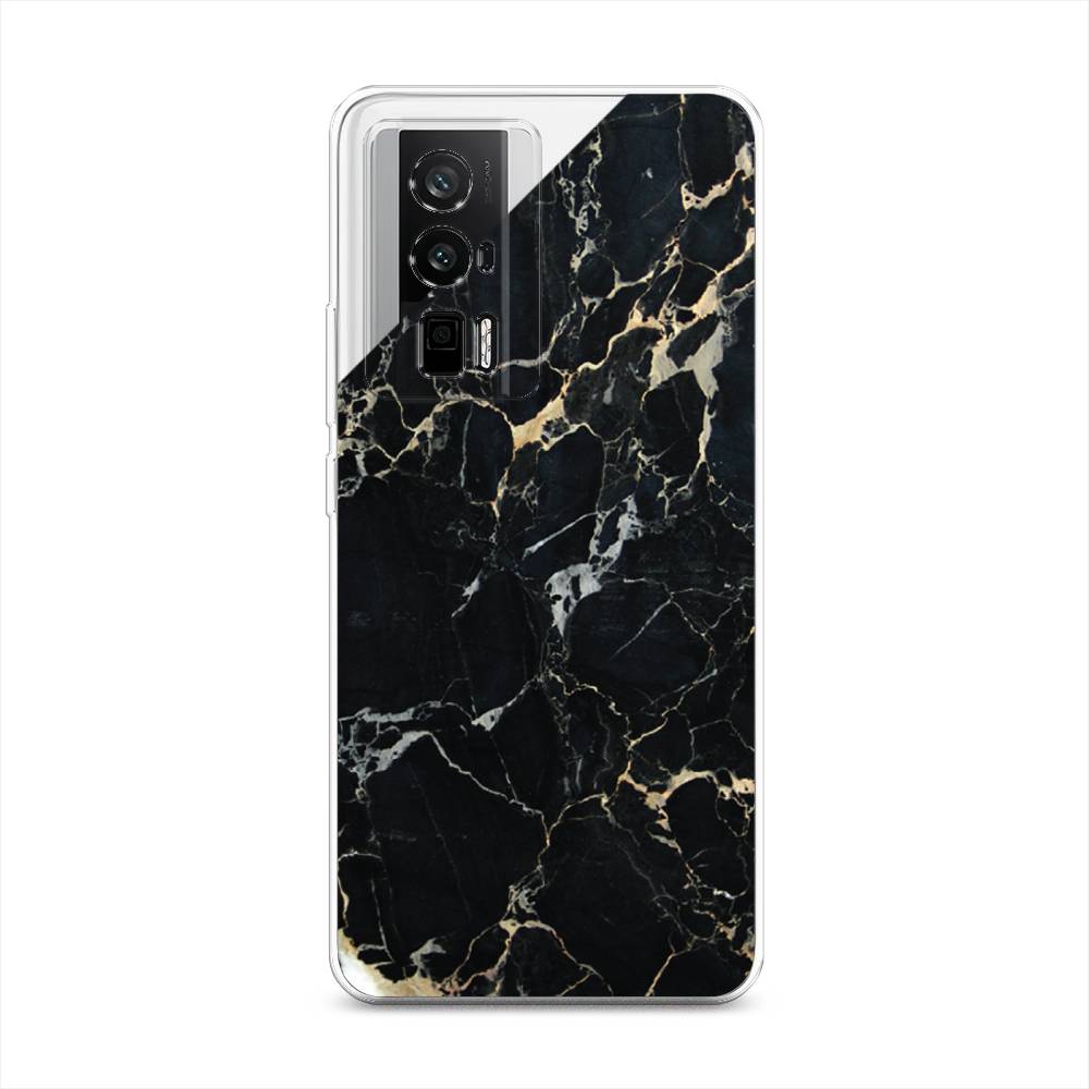 

Чехол Awog на Redmi K60 "Черный мрамор уголок", Черный;золотистый, 317450-3