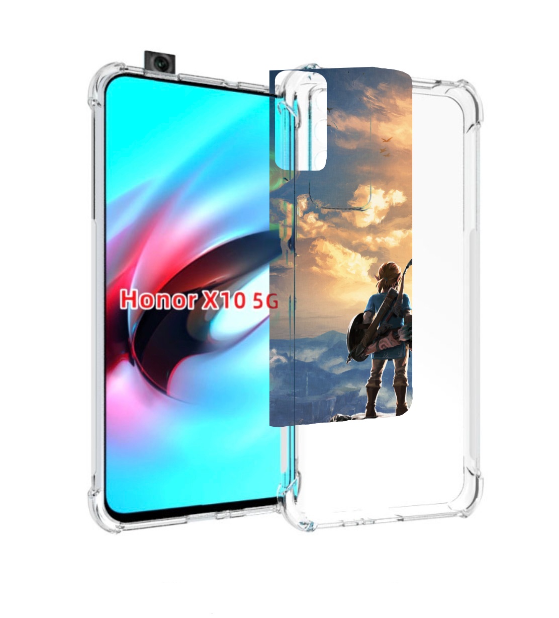 

Чехол MyPads The Legend of Zelda для Honor X10, Прозрачный, Tocco