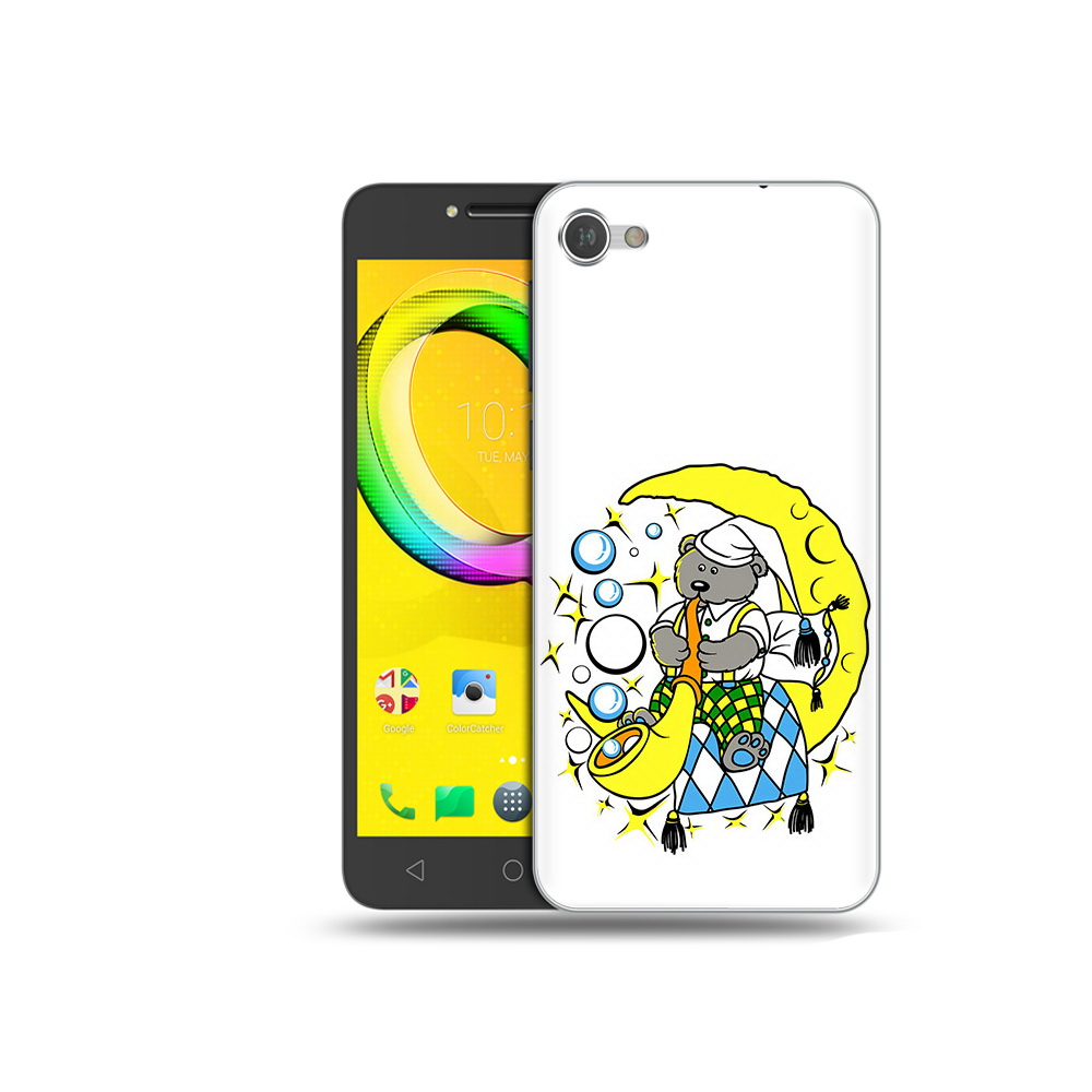 

Чехол MyPads Tocco для Alcatel A5 Сырная луна (PT67387.664.167), Прозрачный, Tocco