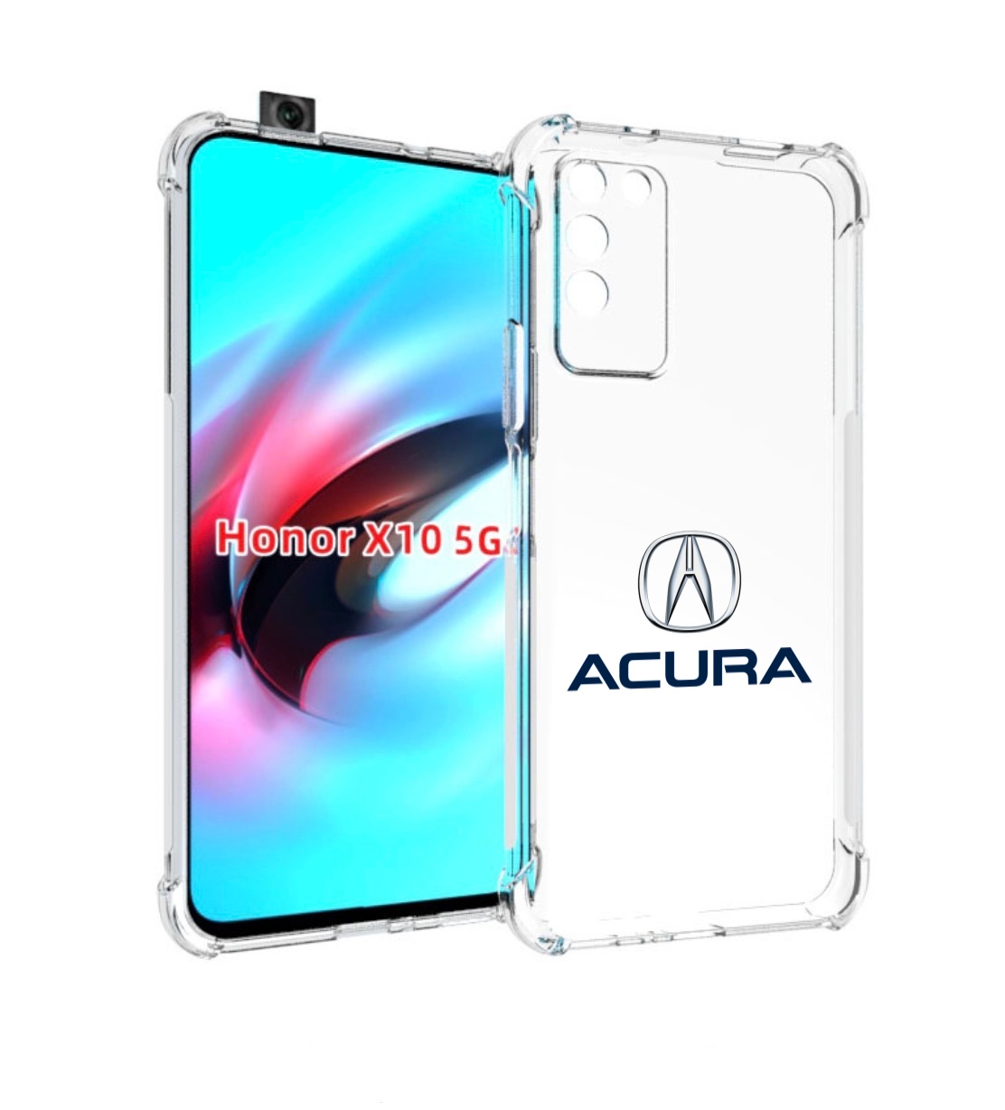 

Чехол MyPads acura-2 для Honor X10, Прозрачный, Tocco