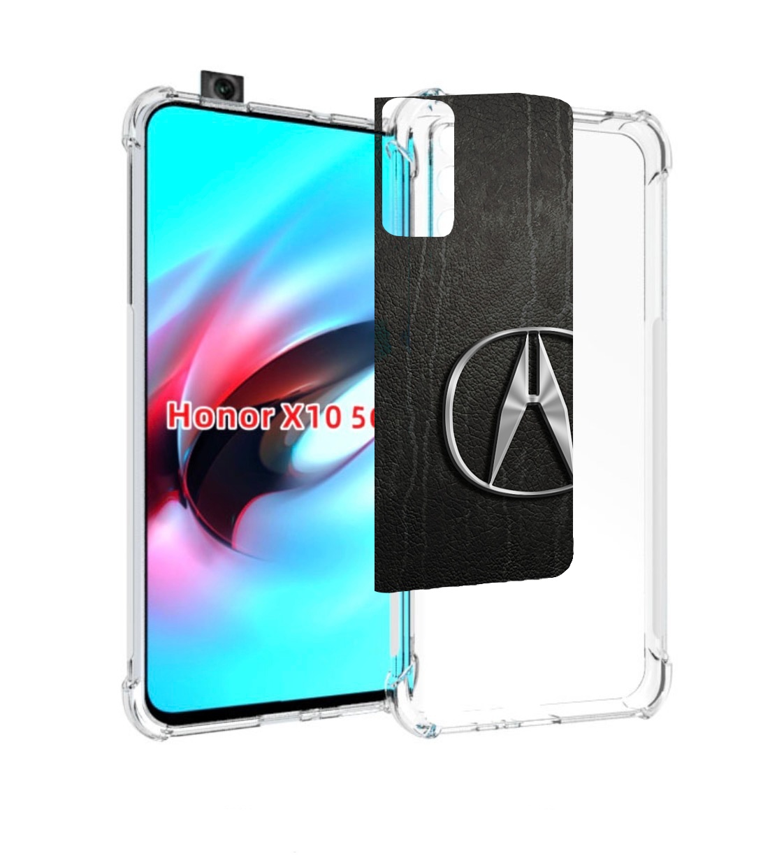 

Чехол MyPads acura для Honor X10, Прозрачный, Tocco