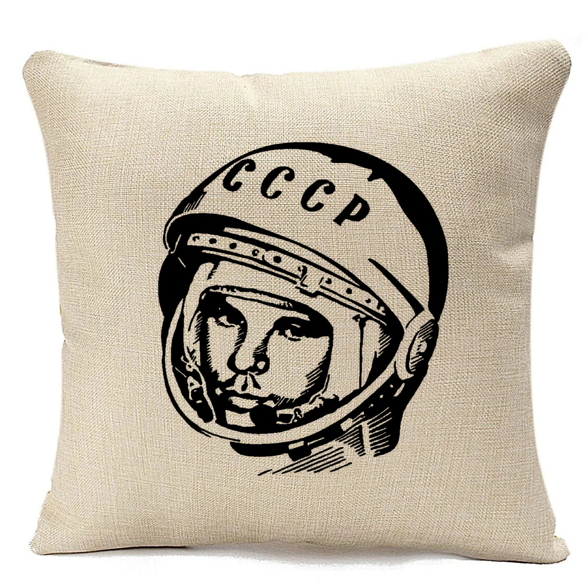 

Подушка бежевая CoolPodarok Космонавт