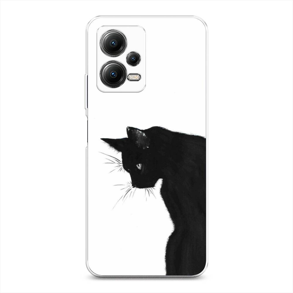 

Чехол Awog на Poco X5 5G "Black cat", Черный;белый, 317950-1