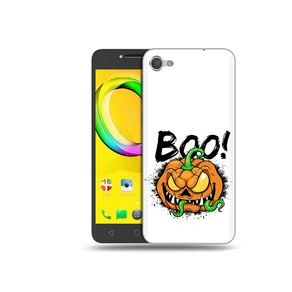 

Чехол MyPads Tocco для Alcatel A5 Хэллоуин бу (PT67387.664.193), Прозрачный, Tocco