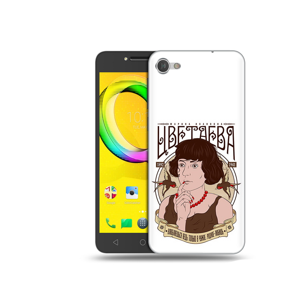 

Чехол MyPads Tocco для Alcatel A5 Цветаева (PT67387.664.197), Прозрачный, Tocco