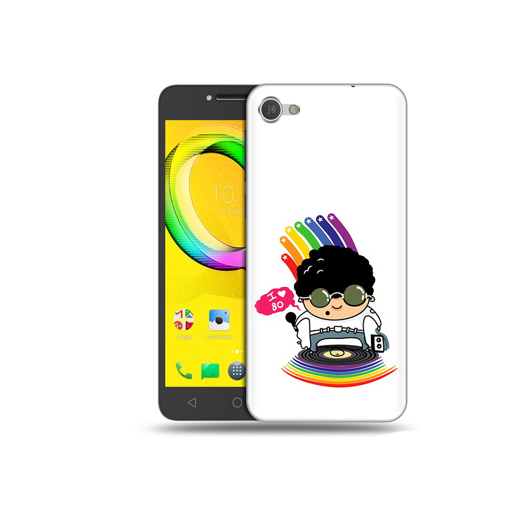 

Чехол MyPads Tocco для Alcatel A5 Я люблю 80-е (PT67387.664.205), Прозрачный, Tocco