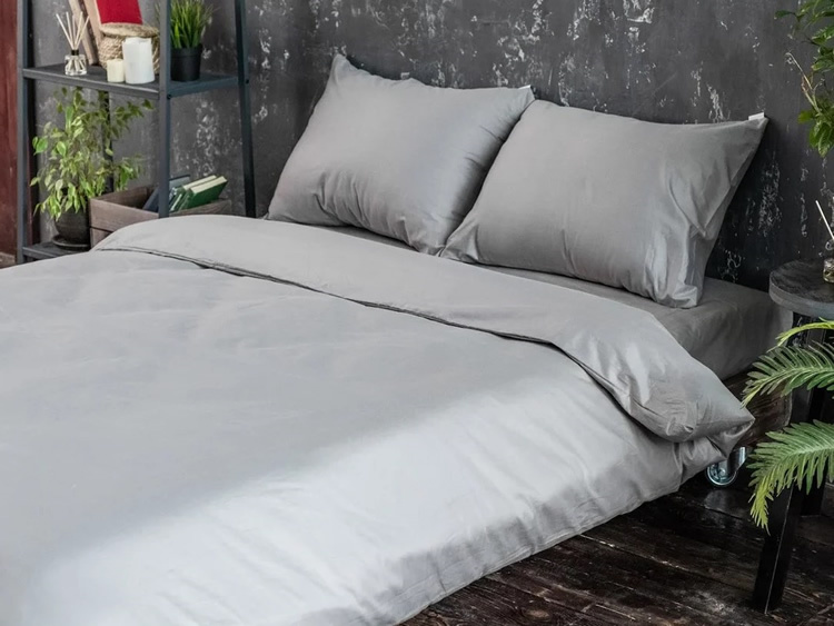 

Пододеяльник Maktex из тенселя 220 х 240 60S 4216 Серебро, Серый, Пододеяльники тенселя