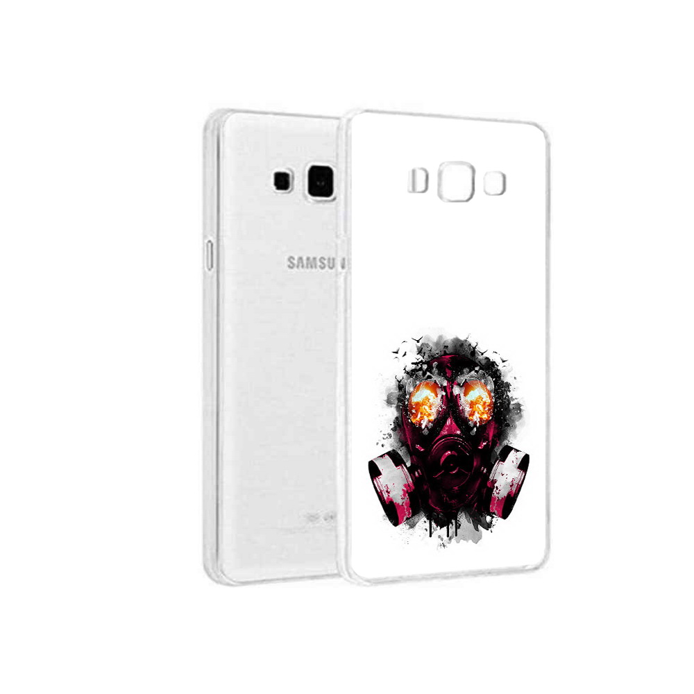 

Чехол MyPads Tocco для Samsung Galaxy A3 (2015) красный противогаз, Прозрачный, Tocco