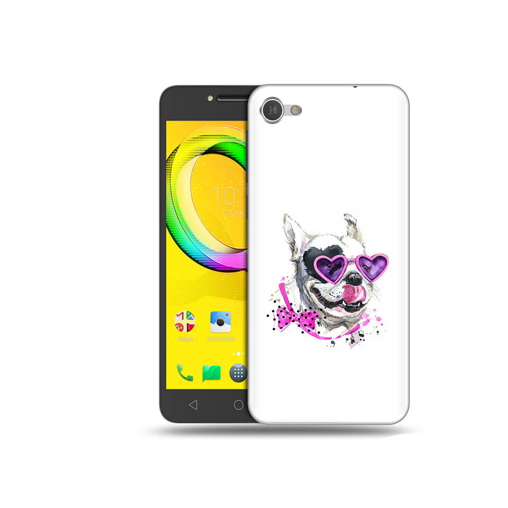 

Чехол MyPads Tocco для Alcatel A5 акварельный пёс (PT67387.664.218), Прозрачный, Tocco