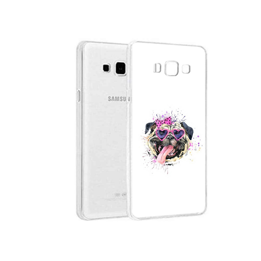 

Чехол MyPads Tocco для Samsung Galaxy A3 (2015) Веселая собака, Прозрачный, Tocco