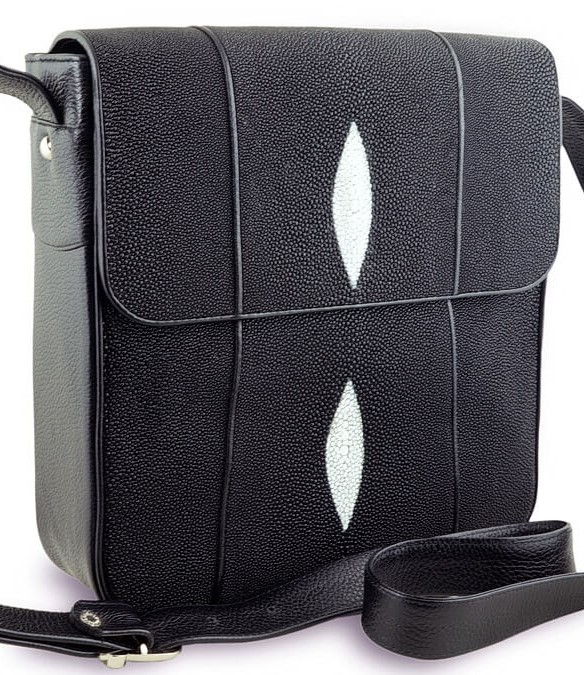 

Сумка планшет мужская Exotic Leather ss-110 черная, ss-110