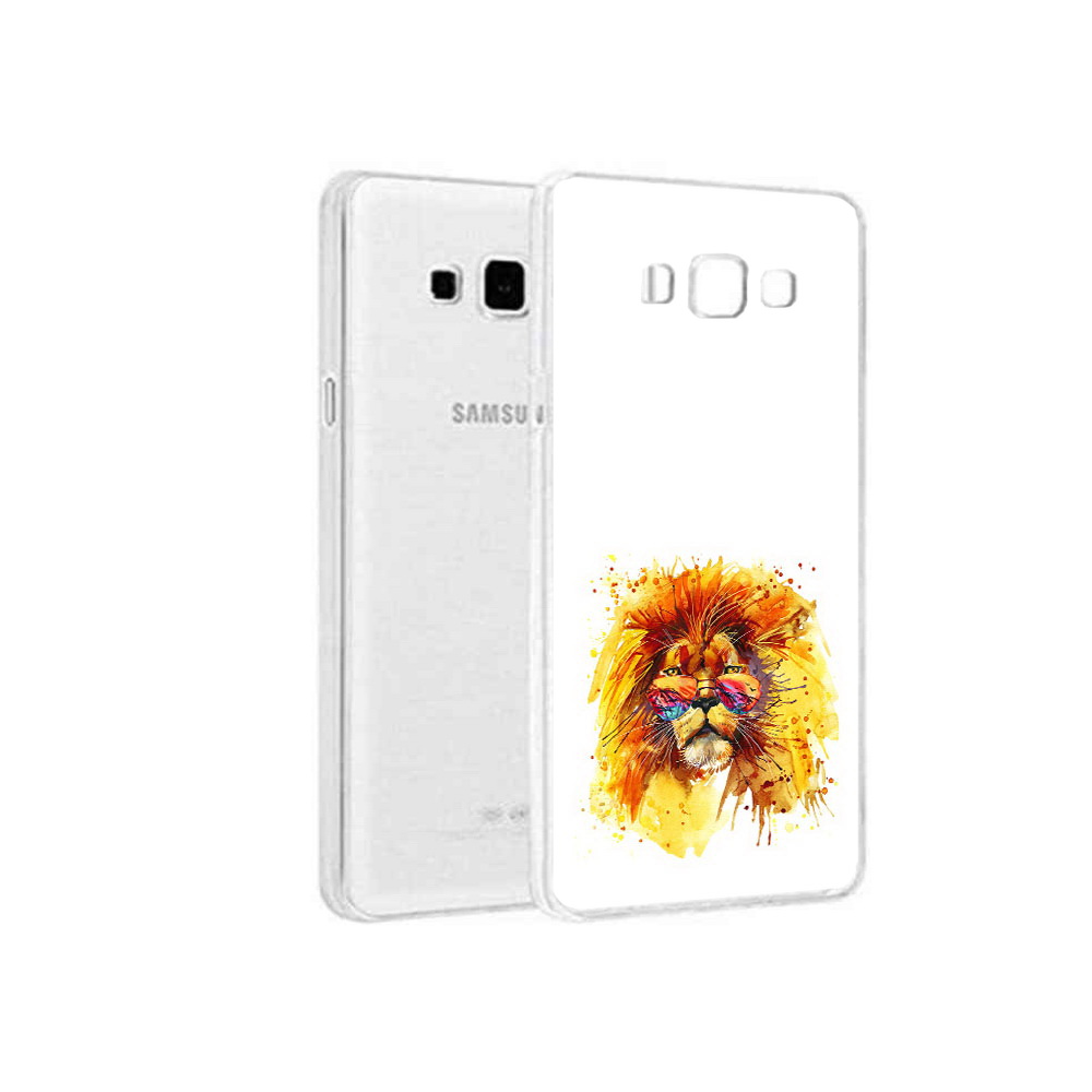 

Чехол MyPads Tocco для Samsung Galaxy A3 (2015) лев в очках, Прозрачный, Tocco