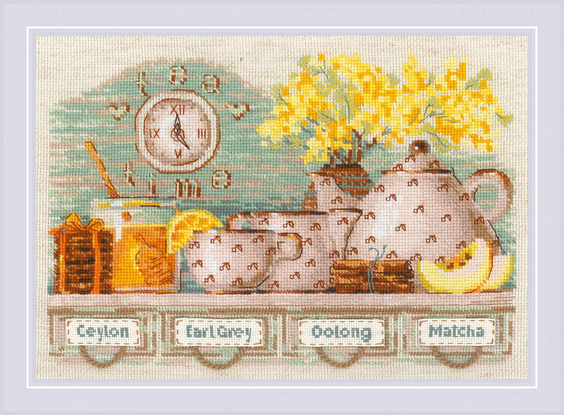 

Набор для вышивания РИОЛИС Tea time 31х21 см, арт.1873