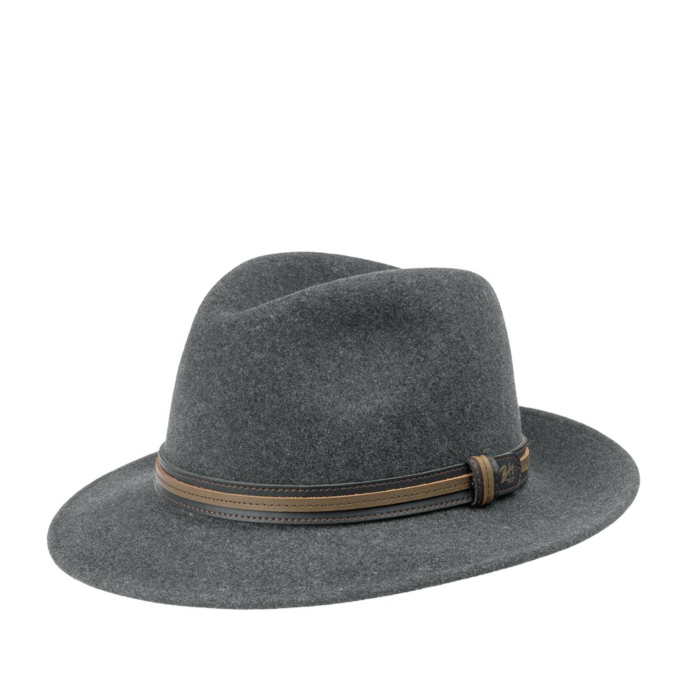 Шляпа мужская BAILEY 37158 BRANDT серая р 64