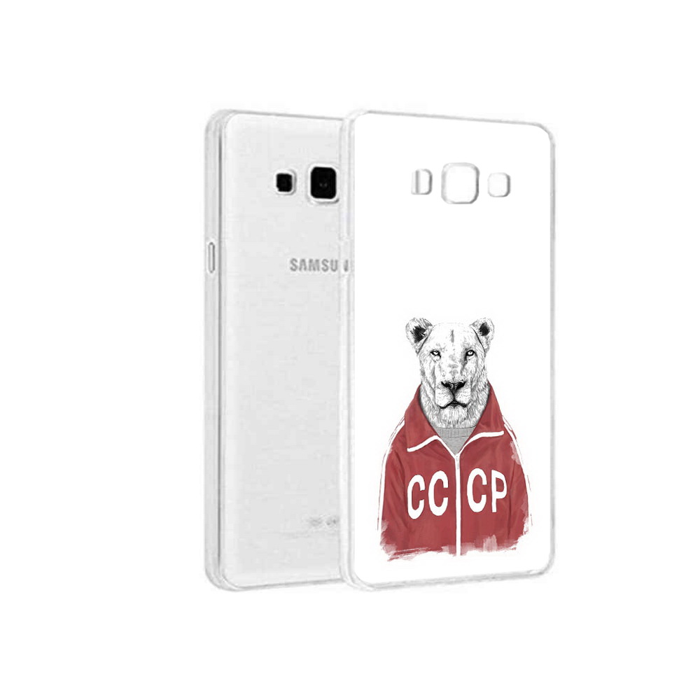 

Чехол MyPads Tocco для Samsung Galaxy A3 (2015) львица ссср, Прозрачный, Tocco