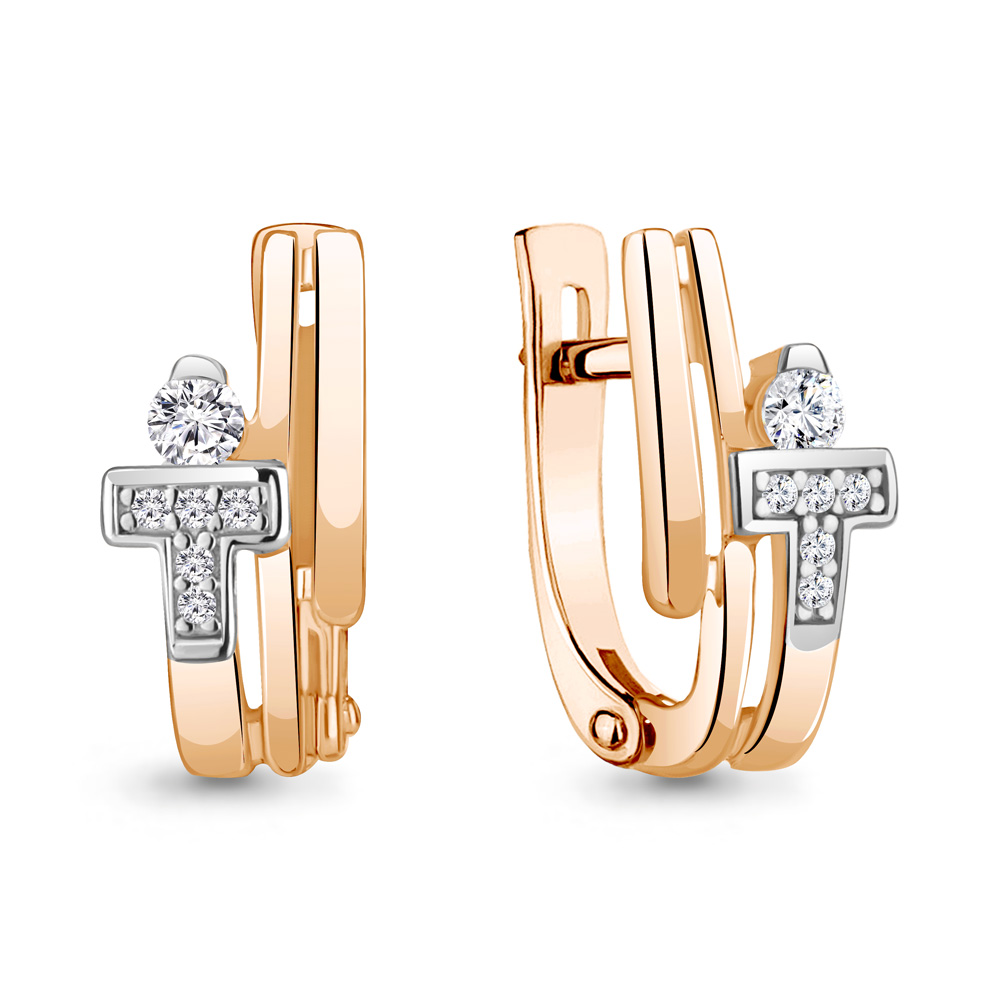 

Серьги из красного золота с бриллиантом Aquamarine Aquamarine 942811Ак_585_кз, 942811Ак_585_кз