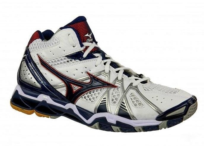 Кроссовки мужские Mizuno Wave Tornado 9 Mid белые 15 UK