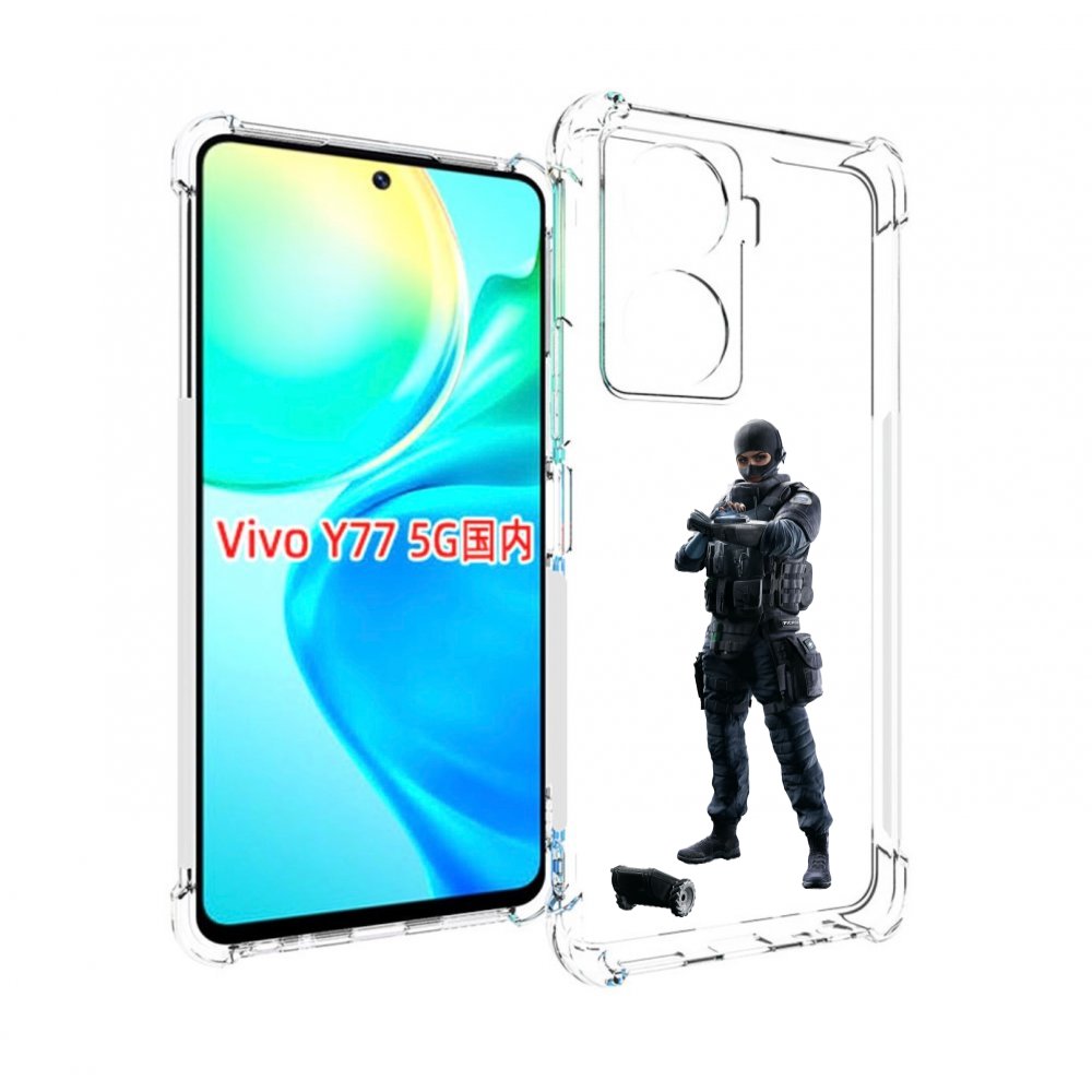 

Чехол Mypads Tom-Clancy'S-Rainbow-Six-1 Для Vivo Y77 5G, Прозрачный, Tocco