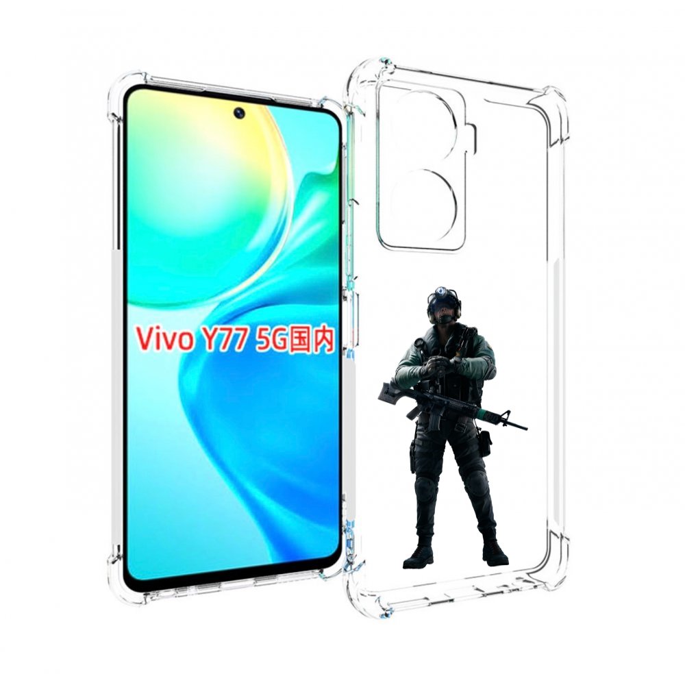 

Чехол Mypads Tom-Clancy'S-Rainbow-Six-2 Для Vivo Y77 5G, Прозрачный, Tocco