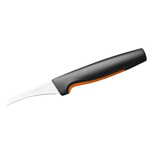 Нож кухонный Fiskars 1057545 стальной разделочный для чистки овощей и фруктов 70мм