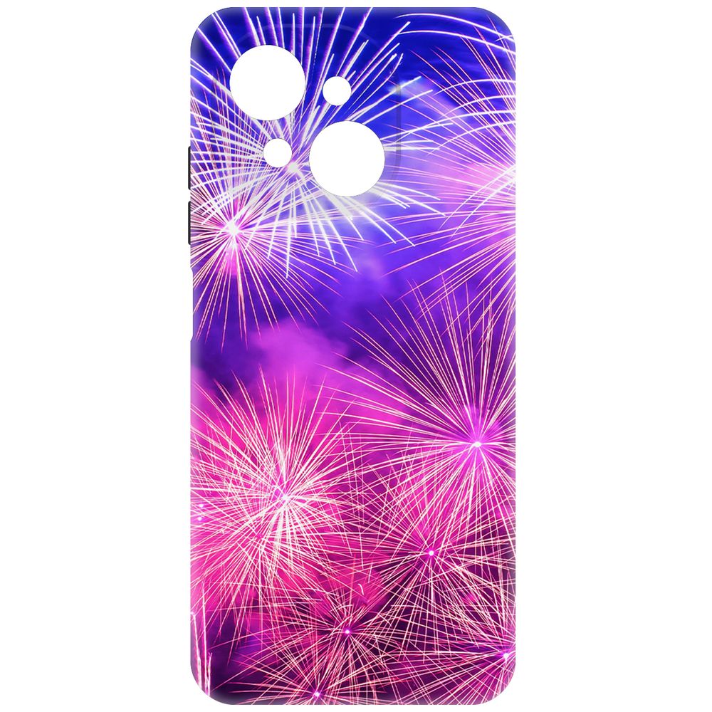 

Чехол-накладка Krutoff Soft Case Салют для Tecno Spark Go 1 черный