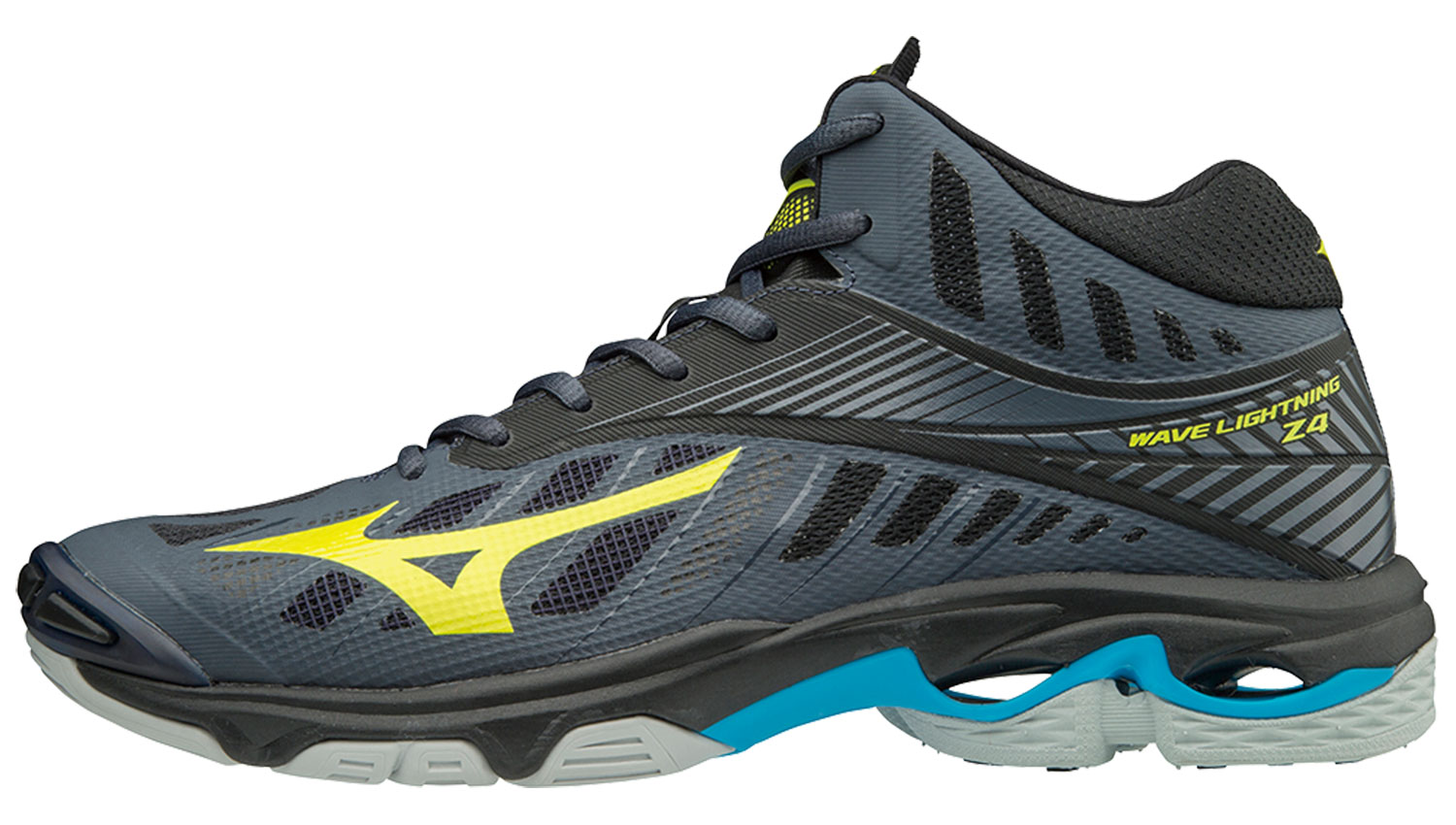 

Кроссовки мужские Mizuno Wave Lightning Z4 MID синие 15 UK, Синий, Wave Lightning Z4 MID