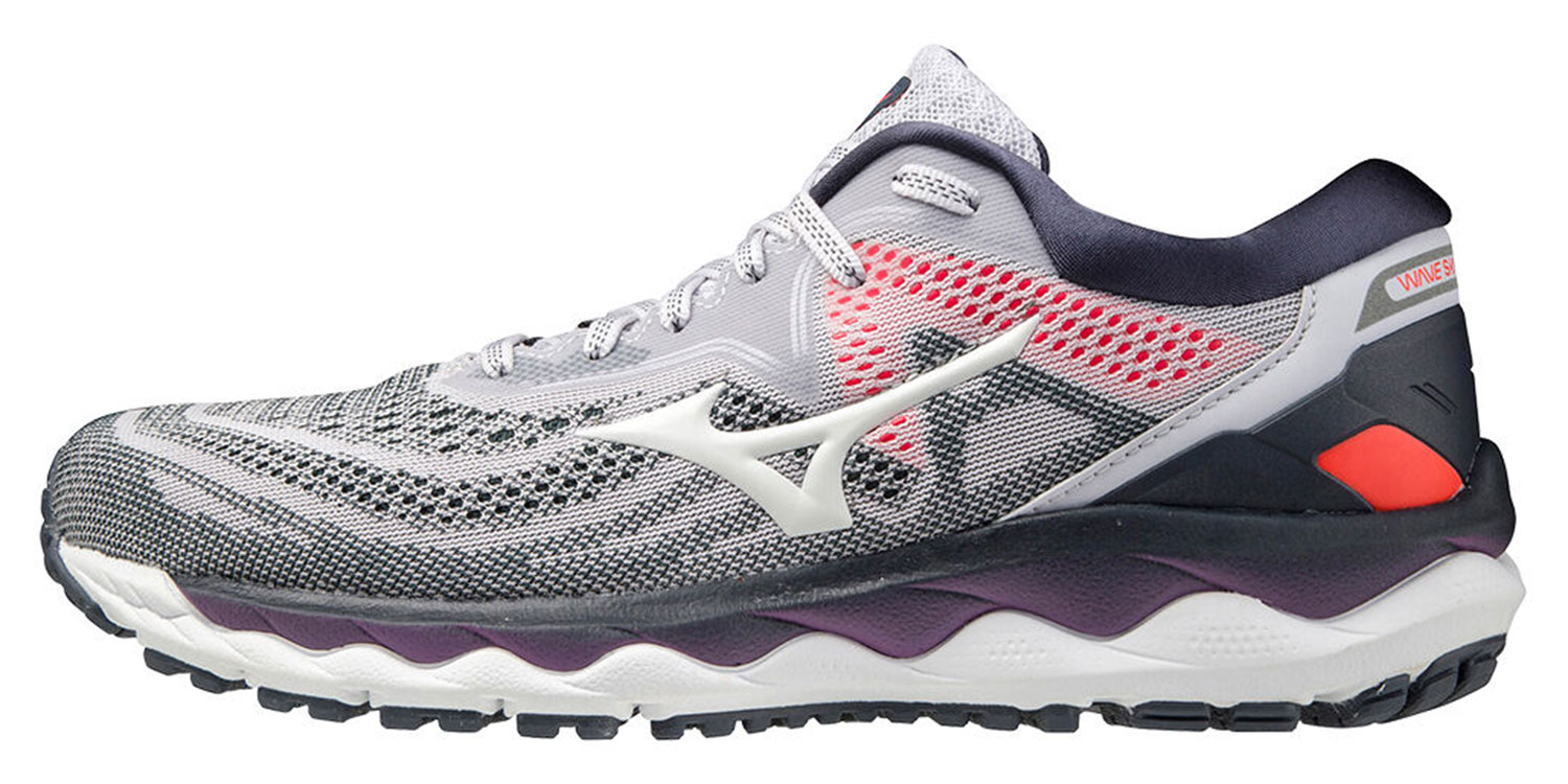 

Кроссовки женские Mizuno WAVE SKY 4 серые 5 UK, Серый, WAVE SKY 4