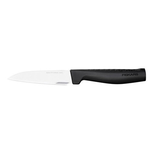 фото Нож кухонный fiskars hard edge (1051762) стальной для чистки овощей и фруктов 109мм