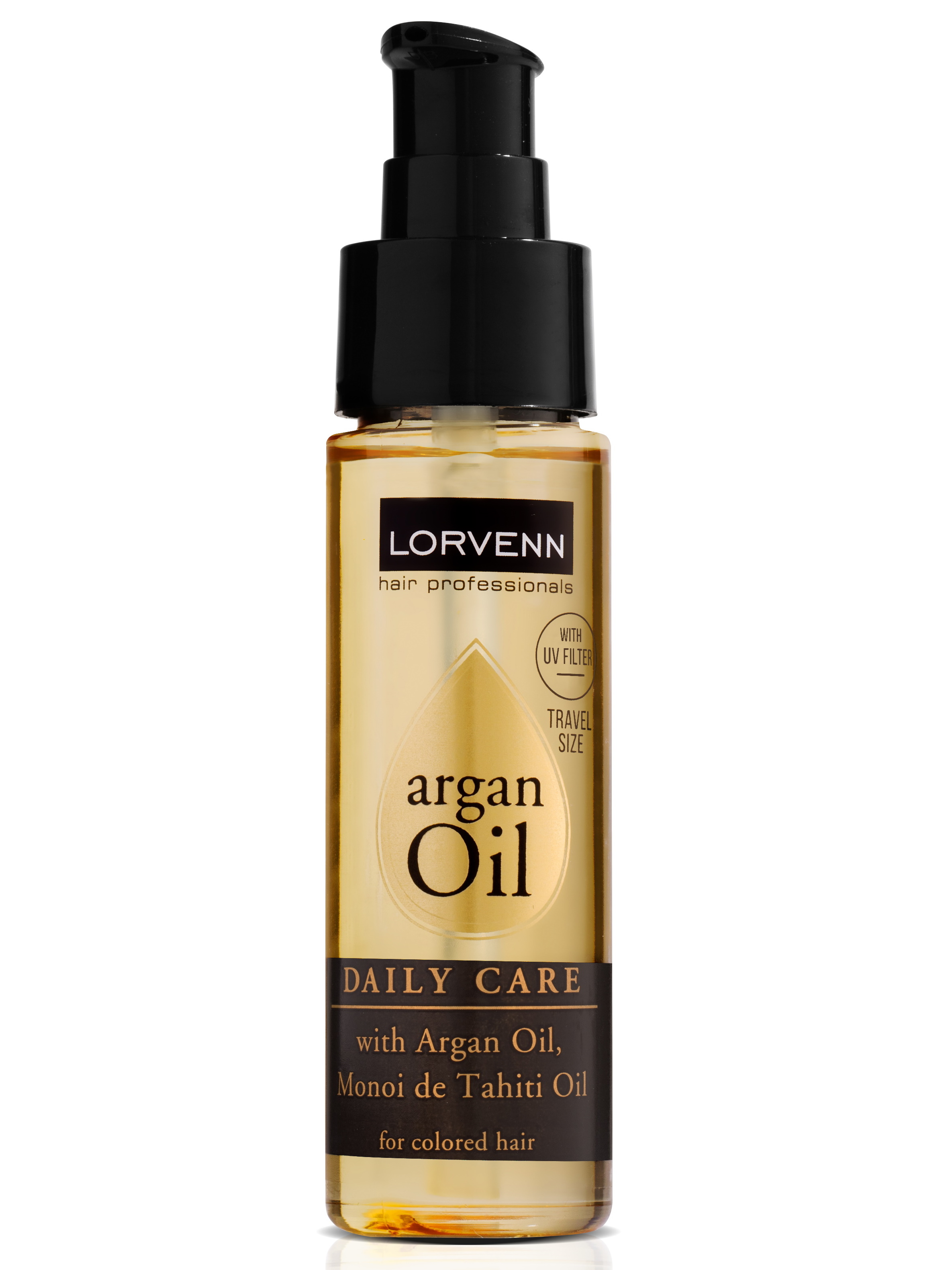 фото Масло argan oil для ежедневного ухода lorvenn hair professionals деликатное 50 мл