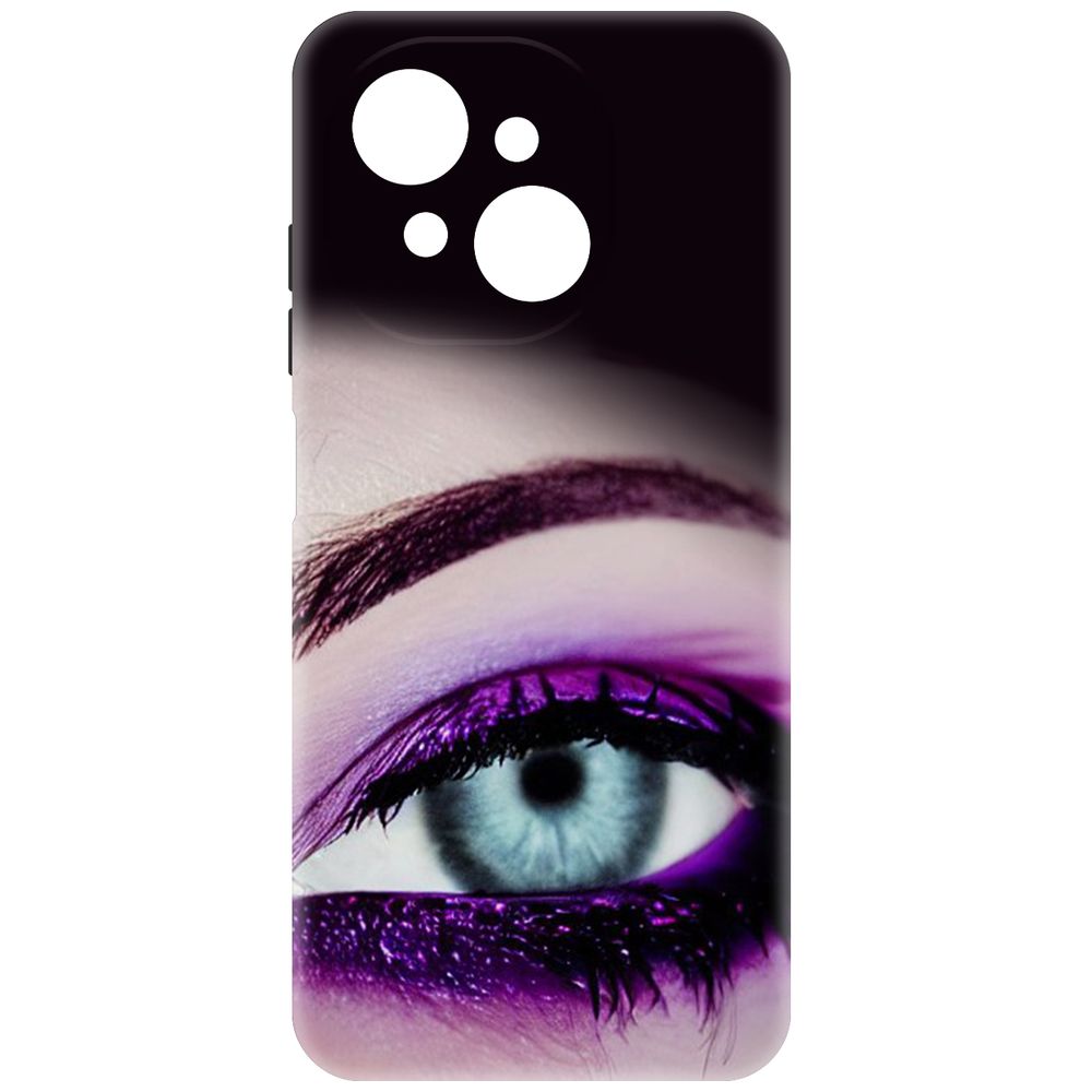 

Чехол-накладка Krutoff Soft Case Взгляд для Tecno Spark Go 1 черный