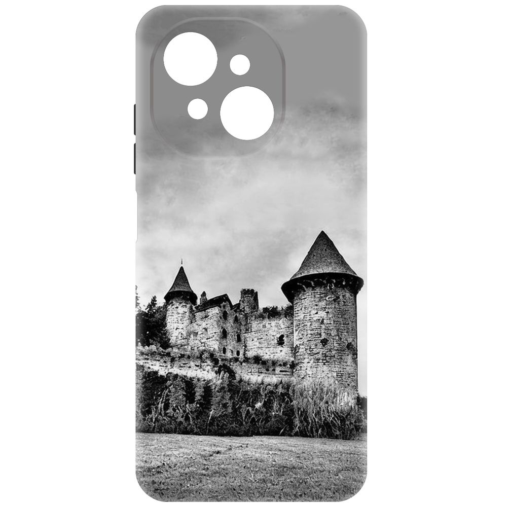 

Чехол-накладка Krutoff Soft Case Старый замок для Tecno Spark Go 1 черный