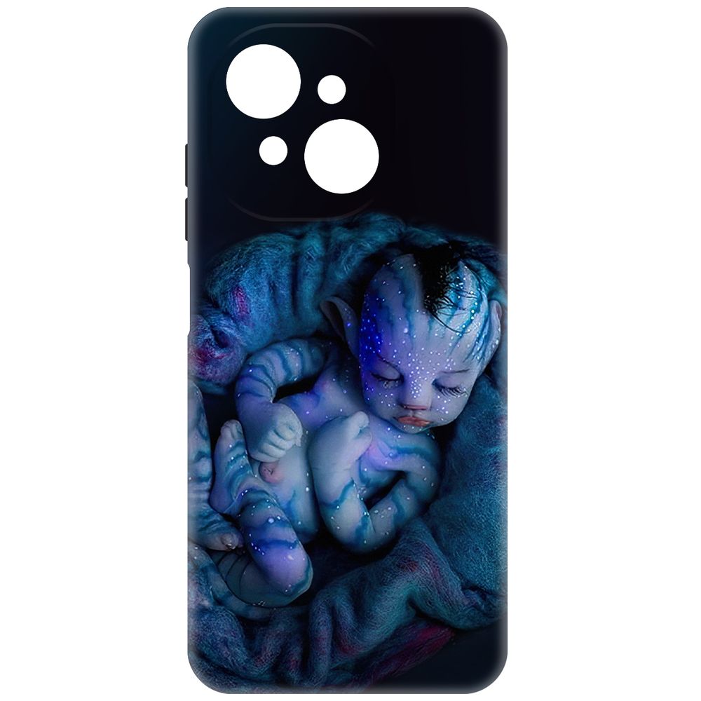 

Чехол-накладка Krutoff Soft Case Аватар - Малышка для Tecno Spark Go 1 черный