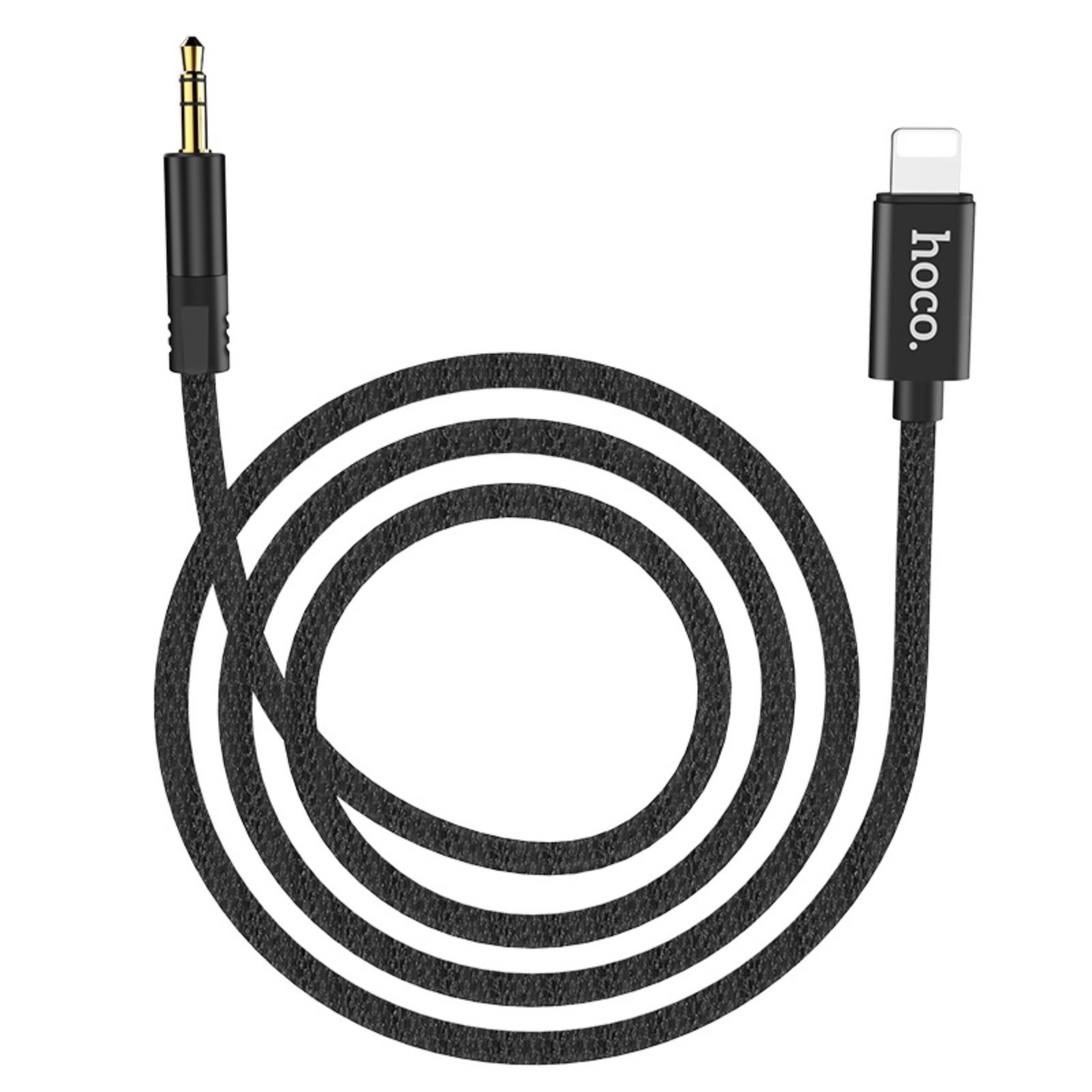 

Переходник Hoco UPA13 Sound source Lightning - mini-Jack 3.5mm 1м, черный, UPA13 Sound source