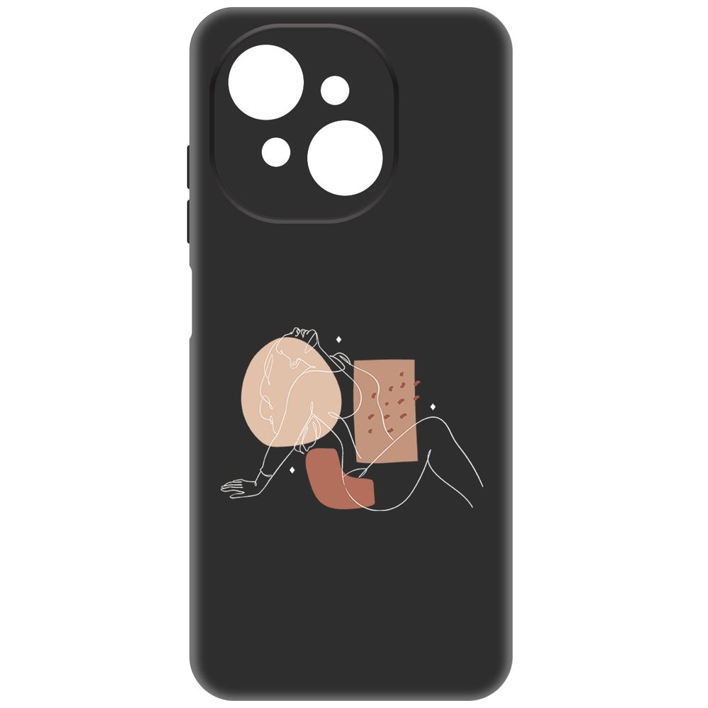 

Чехол-накладка Krutoff Soft Case Чувственность для Tecno Spark Go 1 черный