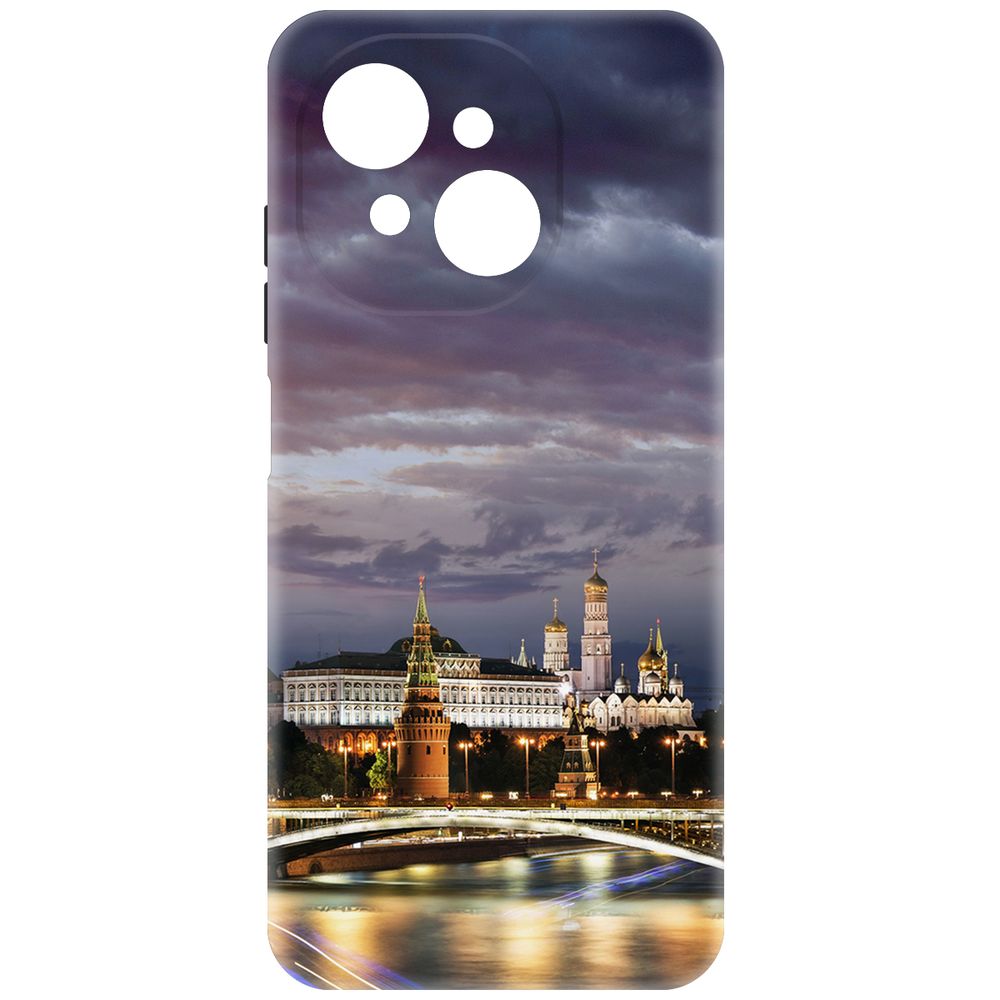 

Чехол-накладка Krutoff Soft Case Россия, Московский Кремль для Tecno Spark Go 1 черный