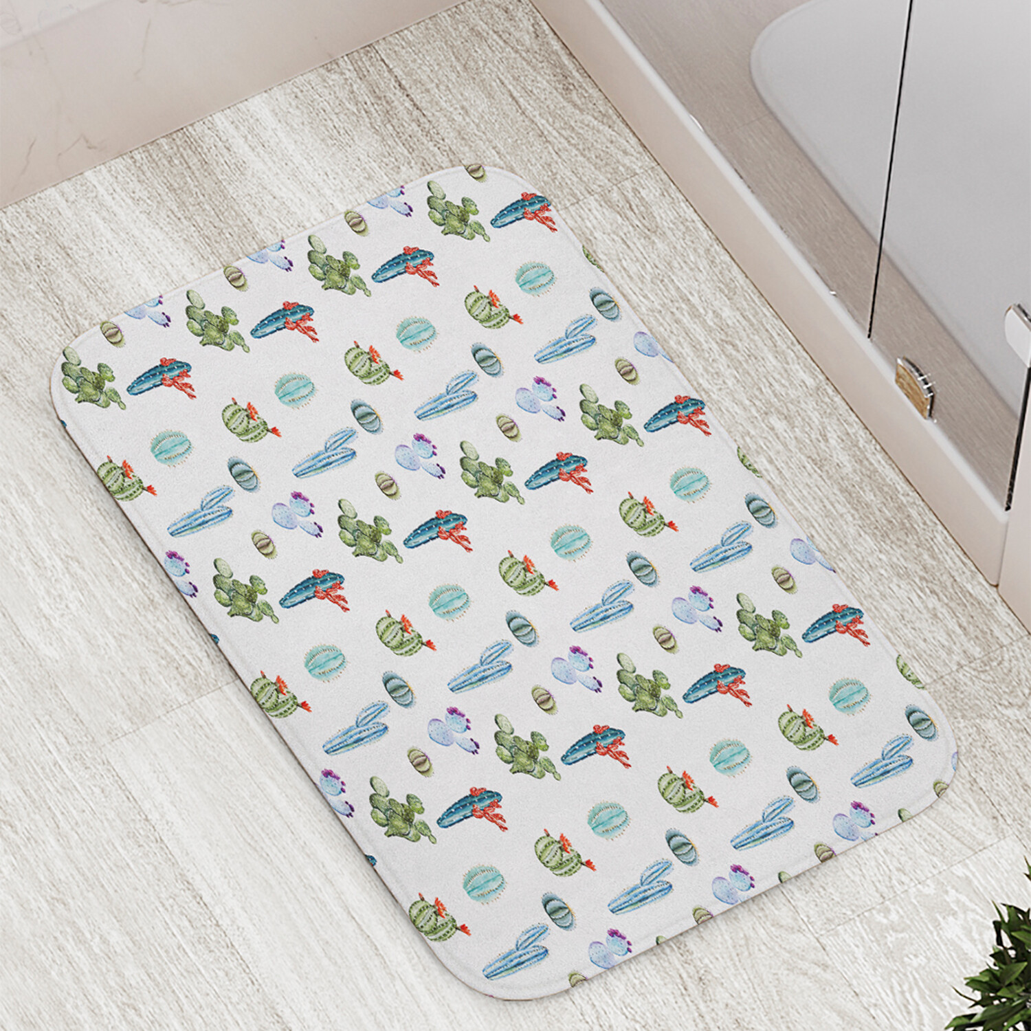 

Коврик противоскользящий JoyArty "Кактус Рипсалидопсис" для ванной сауны,бассейна,77х52см, Кактус Рипсалидопсис