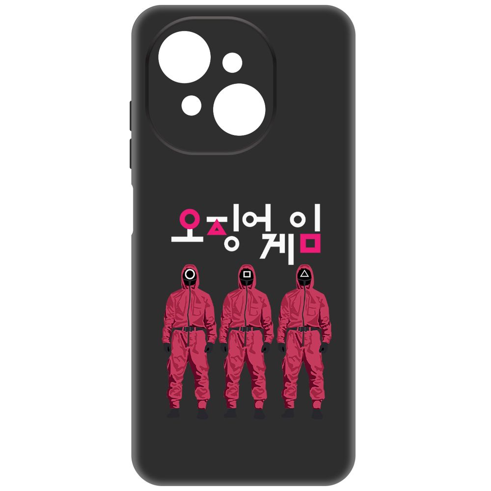 

Чехол-накладка Krutoff Soft Case Игра в кальмара-Персонал для Tecno Spark Go 1 черный
