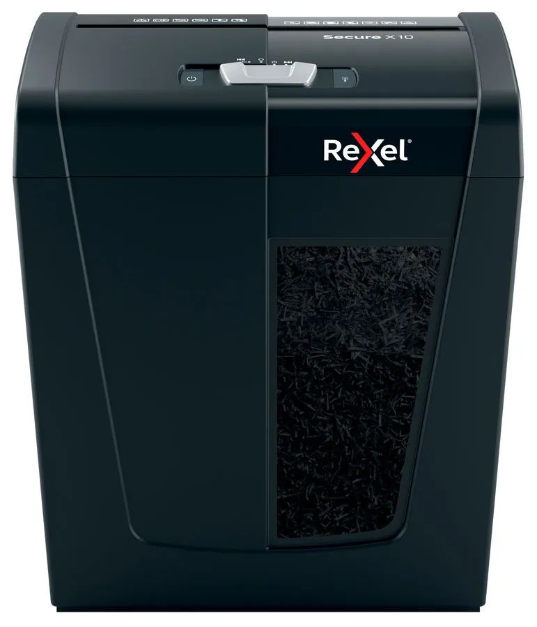 

Шредер Rexel Secure X10 EU (2020124EU), Черный, Secure X10