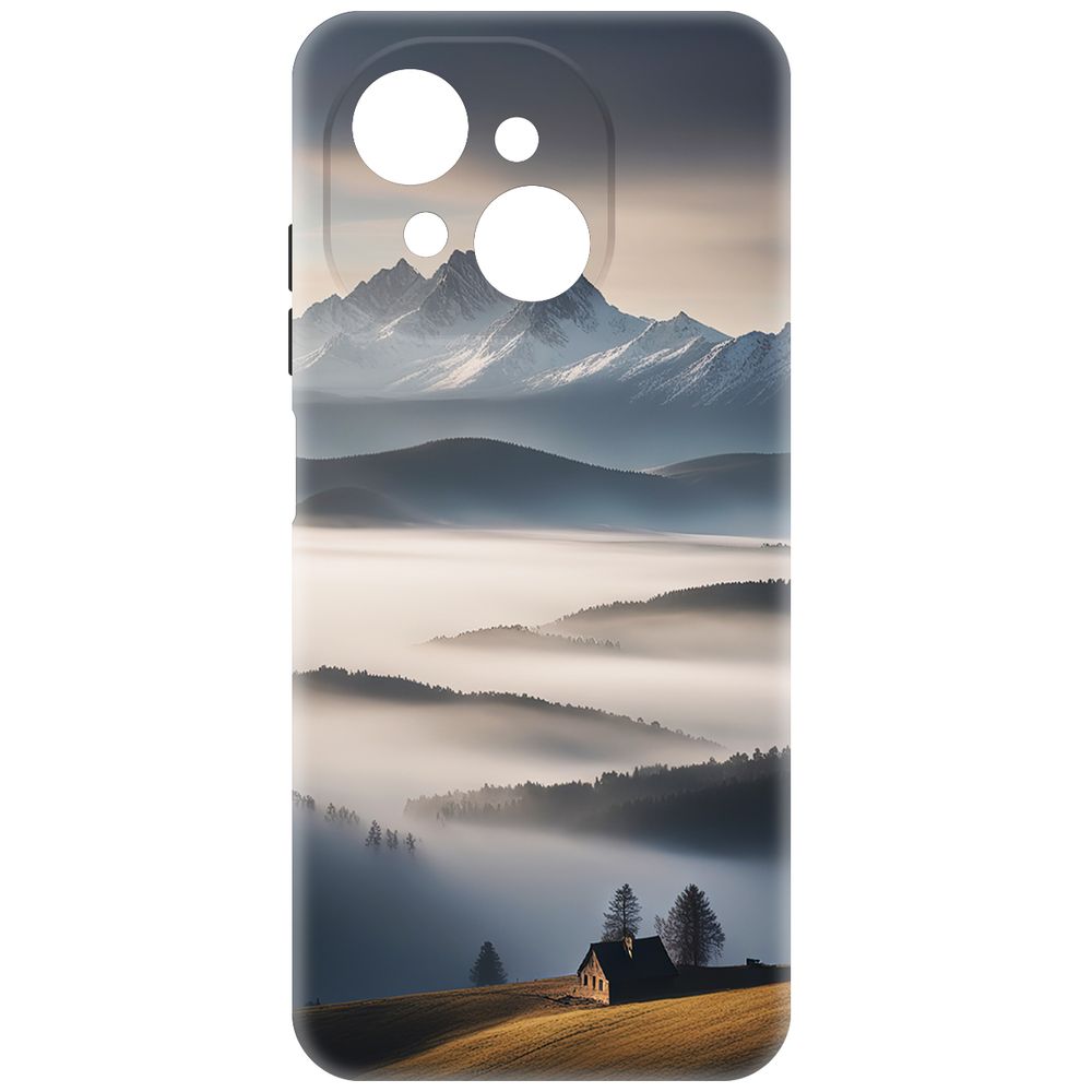 

Чехол-накладка Krutoff Soft Case Туман для Tecno Spark Go 1 черный